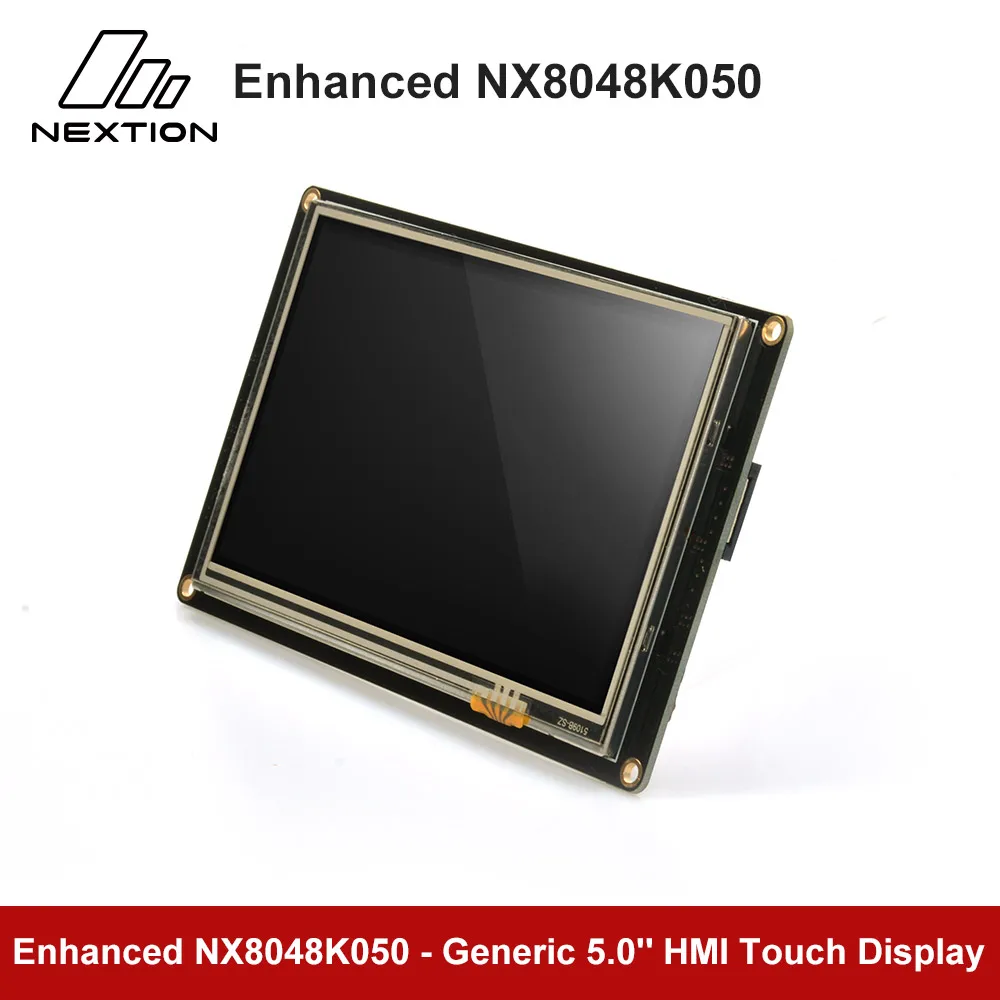 Nextion Enhanced NX8048K050 - Módulo LCD TFT USART com tela de toque colorida HMI de 5,0 '' com RTC, GPIO e EEPROM integrados