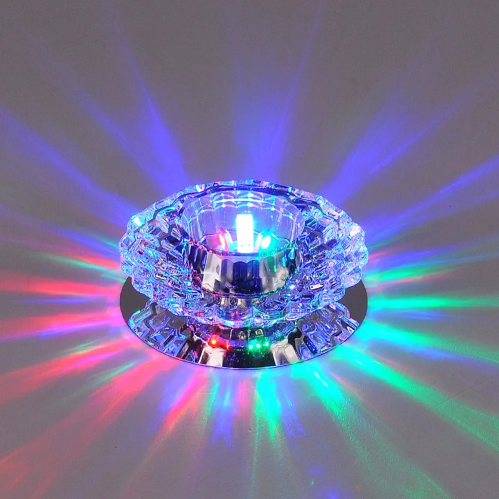 3W Modern Crystal Aisle Flush LED Ceiling Lamp Corridor Lights LED Ceiling Lights For Balcony lamp Porch Aisle Corridor