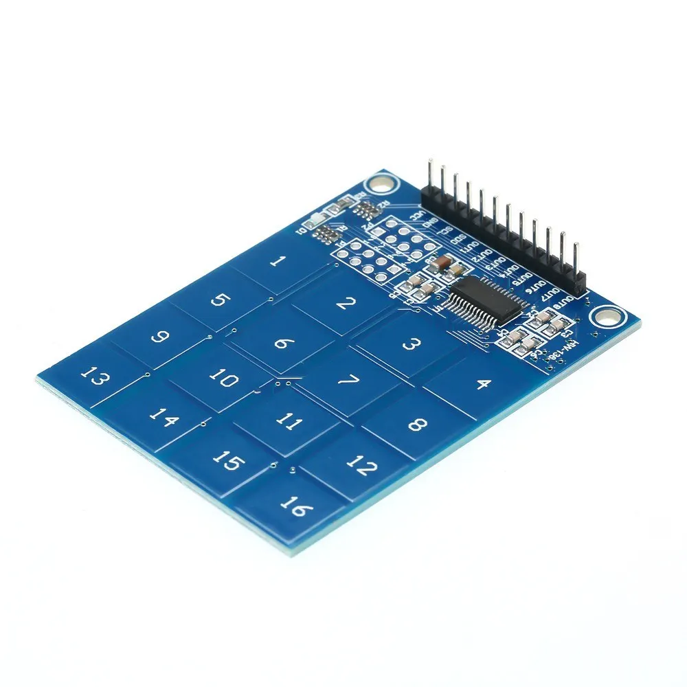 Ttp229 16 canais módulo de interruptor de toque capacitivo sensor de toque digital módulo de sensor de toque placa pcb