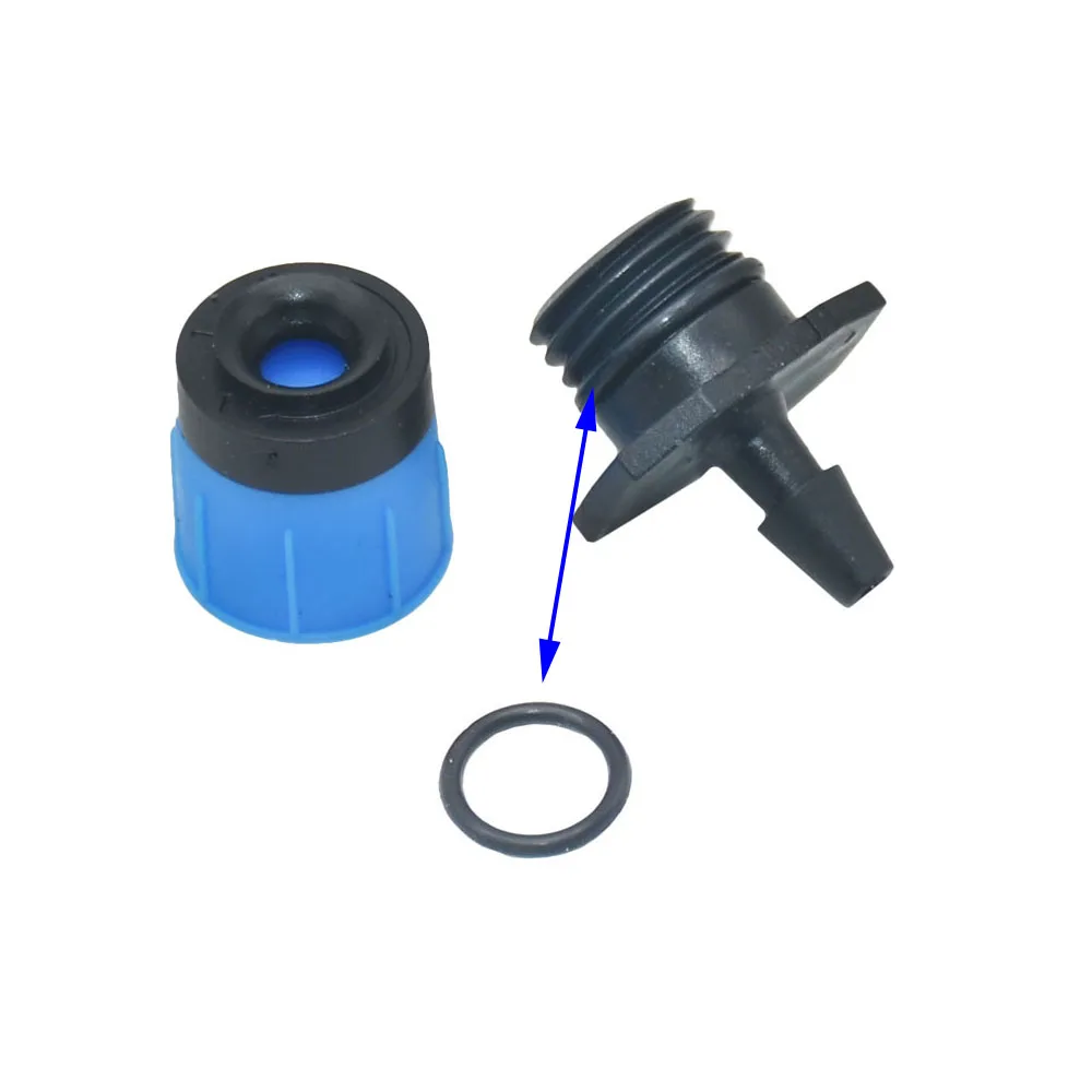 25pcs 360 Degree Garden Watering Sprinklers With 1/4 Barb Connector For Orchard Agricultural Irrigation