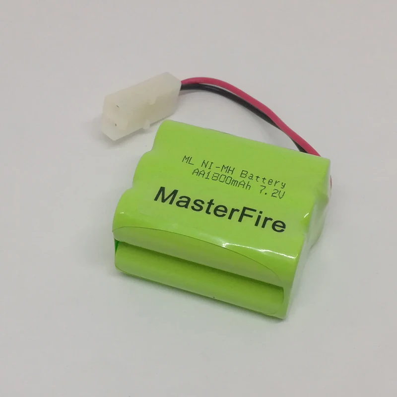 MasterFire Original 7,2 V AA 1800 mah Ni-MH Akku Wiederaufladbare NiMH Batterien Pack Für Rc spielzeug Auto Boot Roboter Pistolen Tanks Züge