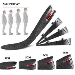 1.5-9cm Invisible Height Increase Insole Cushion Height Lift Adjustable Cut Shoe Heel Insert Taller Support Absorbant Foot Pad