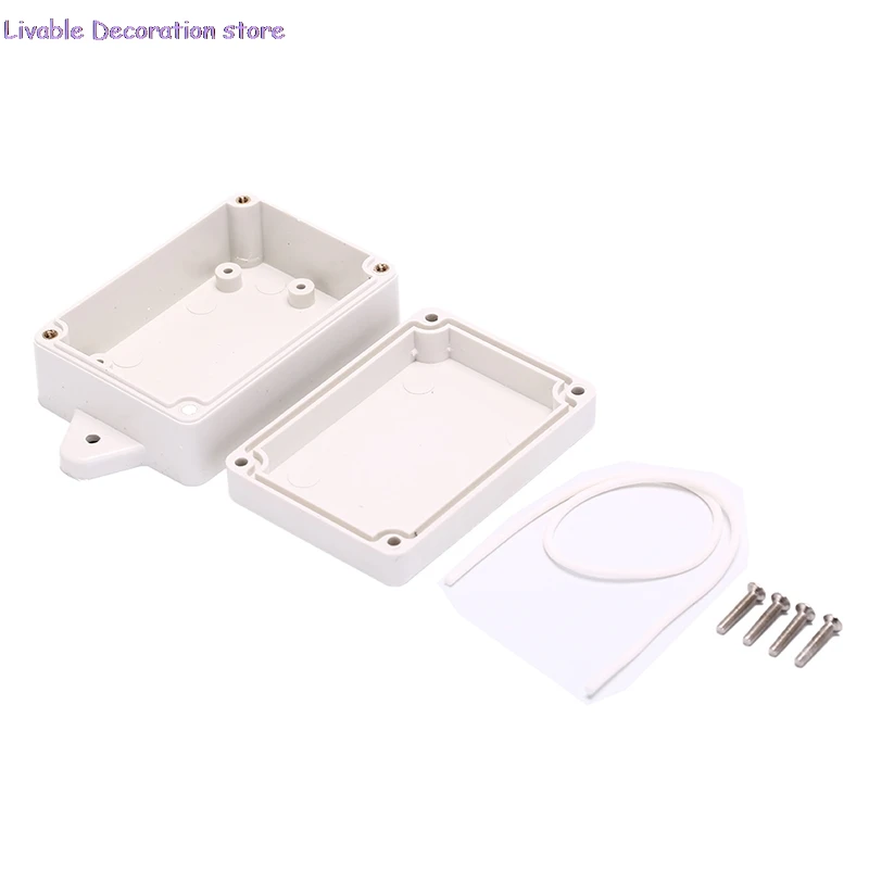 4 Styles 85x58x33mm  Clear Transparent/ White Waterproof Plastic Electronic Instrument Project Cover Box Enclosure Case