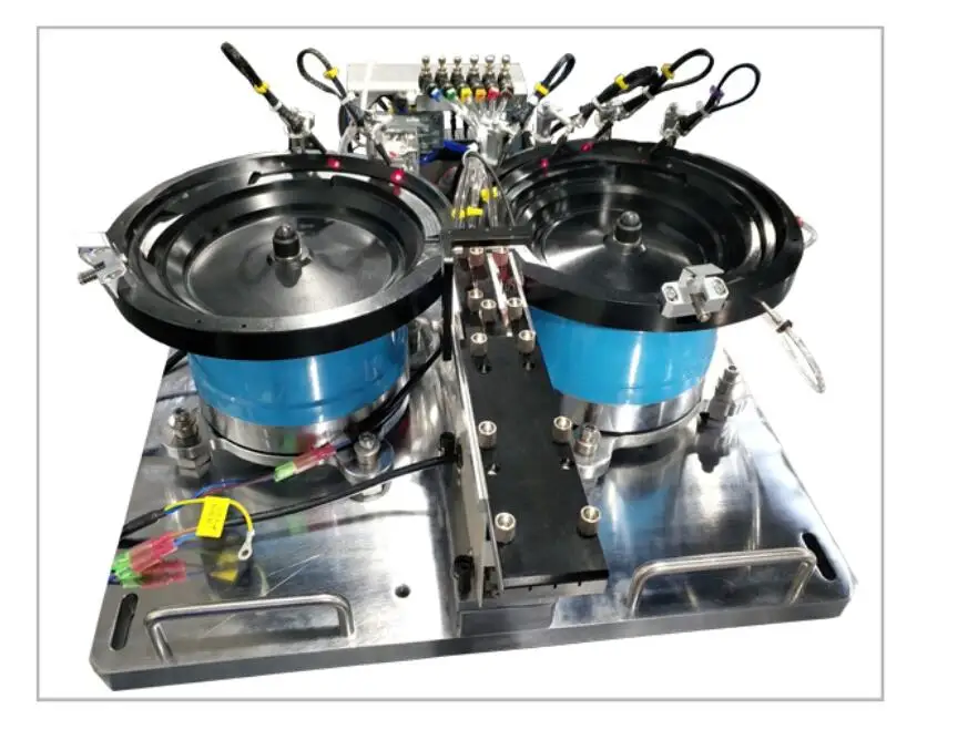 Piezoelectric Type 150 Precisionการสั่นสะเทือนแผ่นรอบการสั่นสะเทือนแผ่นอลูมิเนียมSilent Vibration Plate Feeder