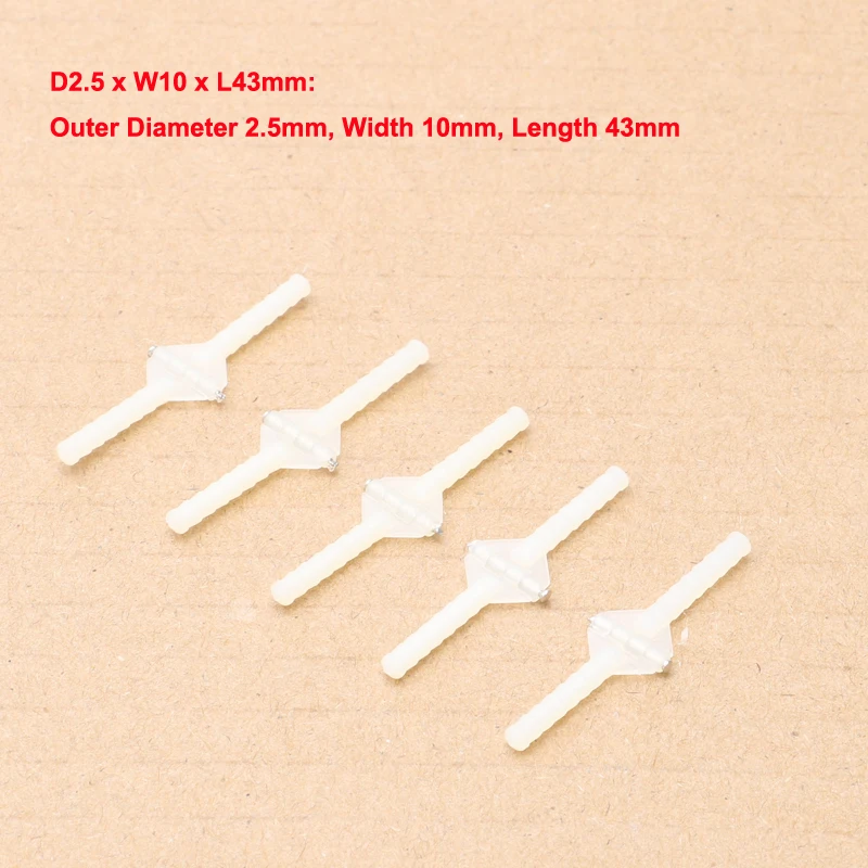 10PCS New Light-Weight Round Pivot Pin Hinges Loose Leaf Needle for RC Model Fixed Wing Aircraft Cabin Door Connect Adapter DIY