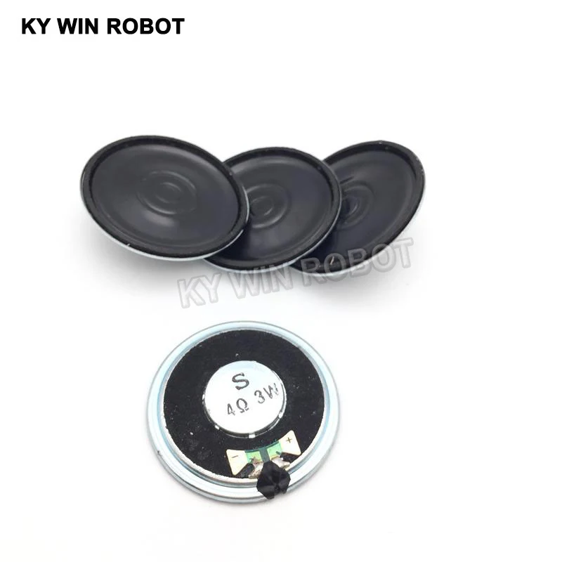 2pcs/lot New Ultra-thin speaker 4 ohms 3 watt 3W 4R speaker Diameter 40MM 4CM thickness 5MM