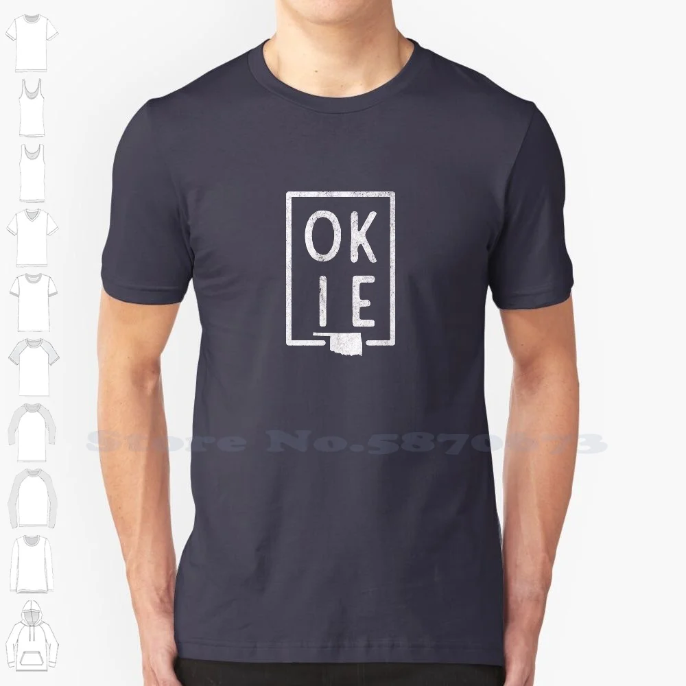 Okie Pride Design 100% Cotton T-Shirt Okie Pride Pride Design Okies Okie Girl Okie Life Okie Forever Okie 4 Ever Okie Love City