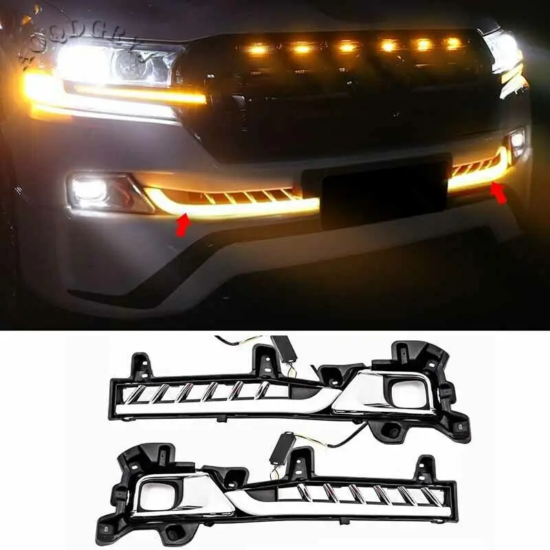 

Туман, лампа, кронштейн переднего светодиодный мпера для TOYOTA Land Cruiser LC200 2016-2020