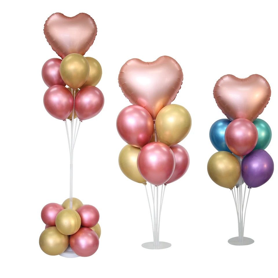 Balloon Holder Standing Shelf Table Arrangement Cylindrical Confetti Balloon Baby Shower Kids Birthday Party Wedding Decoration