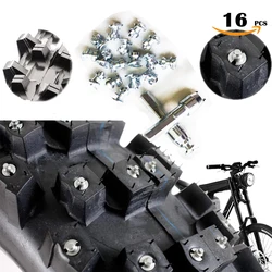 16pcs Spikes Tyre studs Bicycle Shoes Boots Motorbik car snow studs for Skoki Opon Screw in Tire Stud Tungsten Tips Hjolbaroa