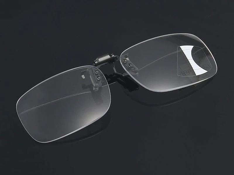 Clip-On-Lesebrille mit Vergrößerungsfunktion, Anti-Blaulicht, für Damen und Herren, zum Sehen in der Nähe und in der Ferne, Clip-Linsen, Presbyopie-Brille +1,0~+3,5 – Detail 4