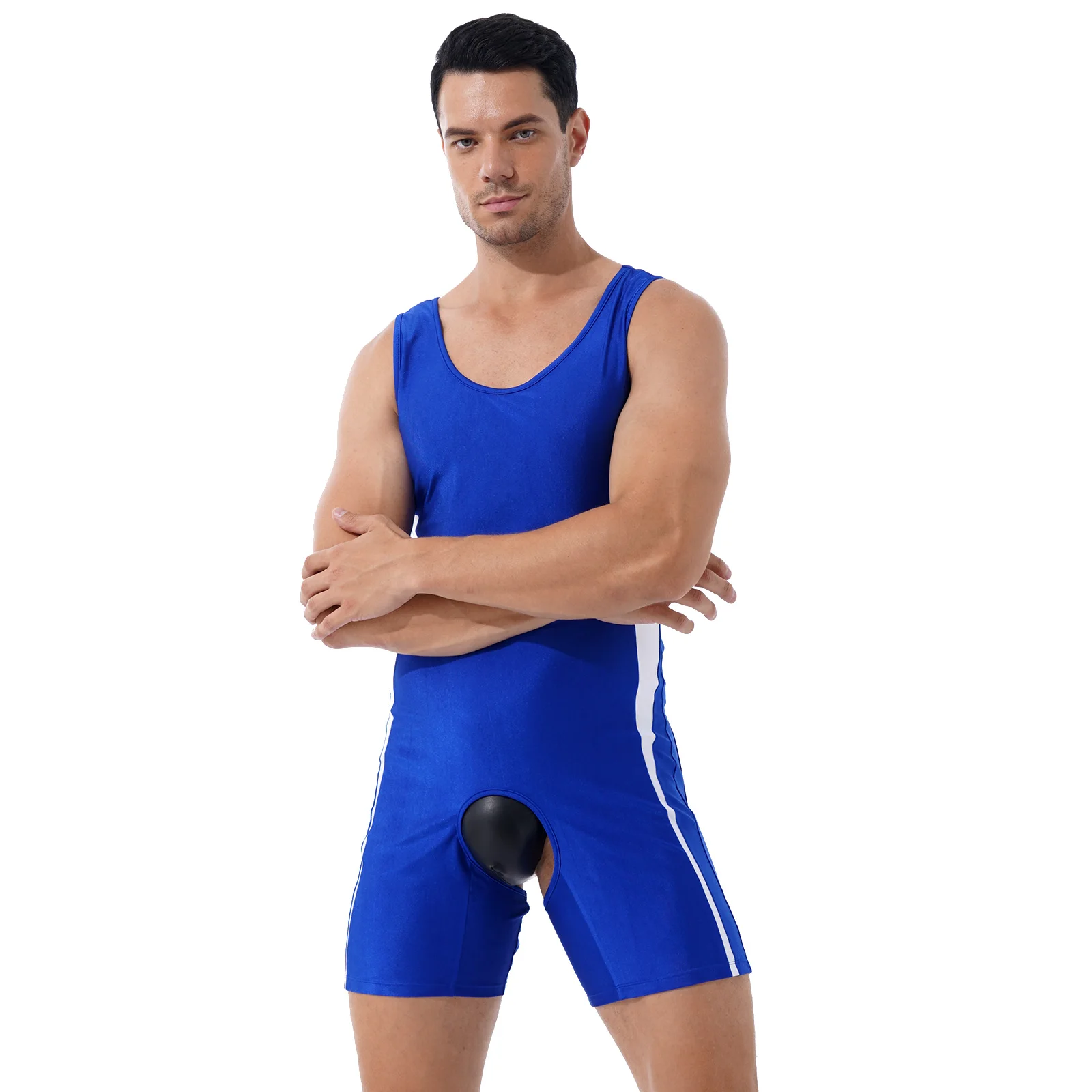 Men\'s Athletic Supporters Sport Shorts Swim Jumpsuit Slimming Compression Tights Backless Bodysuit Bodysuit Shapewear Swimsuit