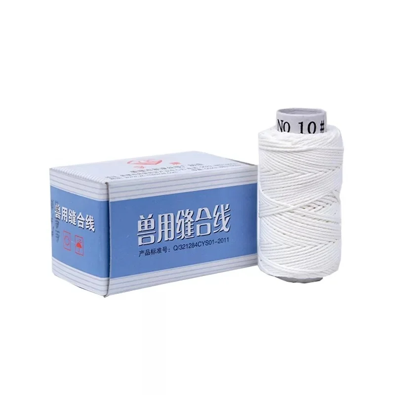 1 Volumes Veterinary Suture Thread Veterinary Special Beam Surgical Suture Needle Pig Pet Animal Surgical Suture Line