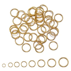 Louleur High Quality Stainless Steel Jump Rings Split Rings Connectors For DIY Jewelry Making Supplies Accessories Wholesale