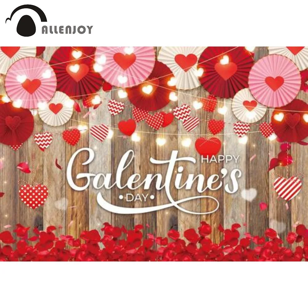 

Allenjoy Happy Galentine's Day фон для фотосъемки с изображением девушки на День святого Валентина баннер сердца любовь фон для фотосъемки