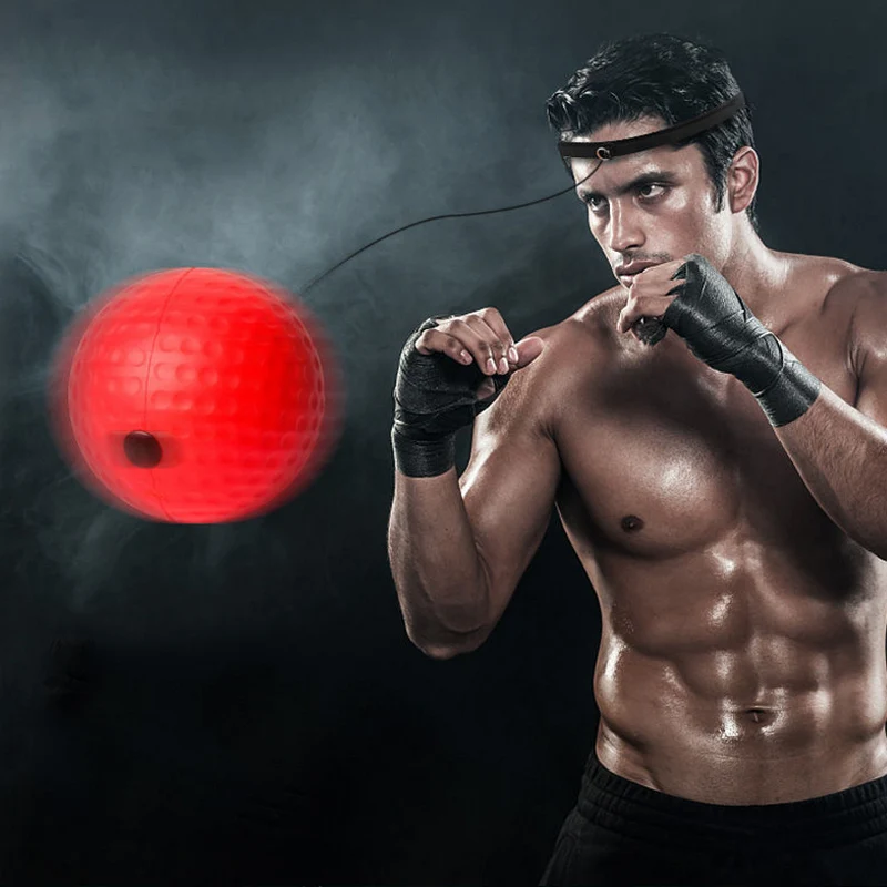 

Training Boxing Reflex Speed Punch Ball MMA Sanda Raising Reaction Hand Eye Gym Muay Thai Fitness Exercise Boxe Accessories