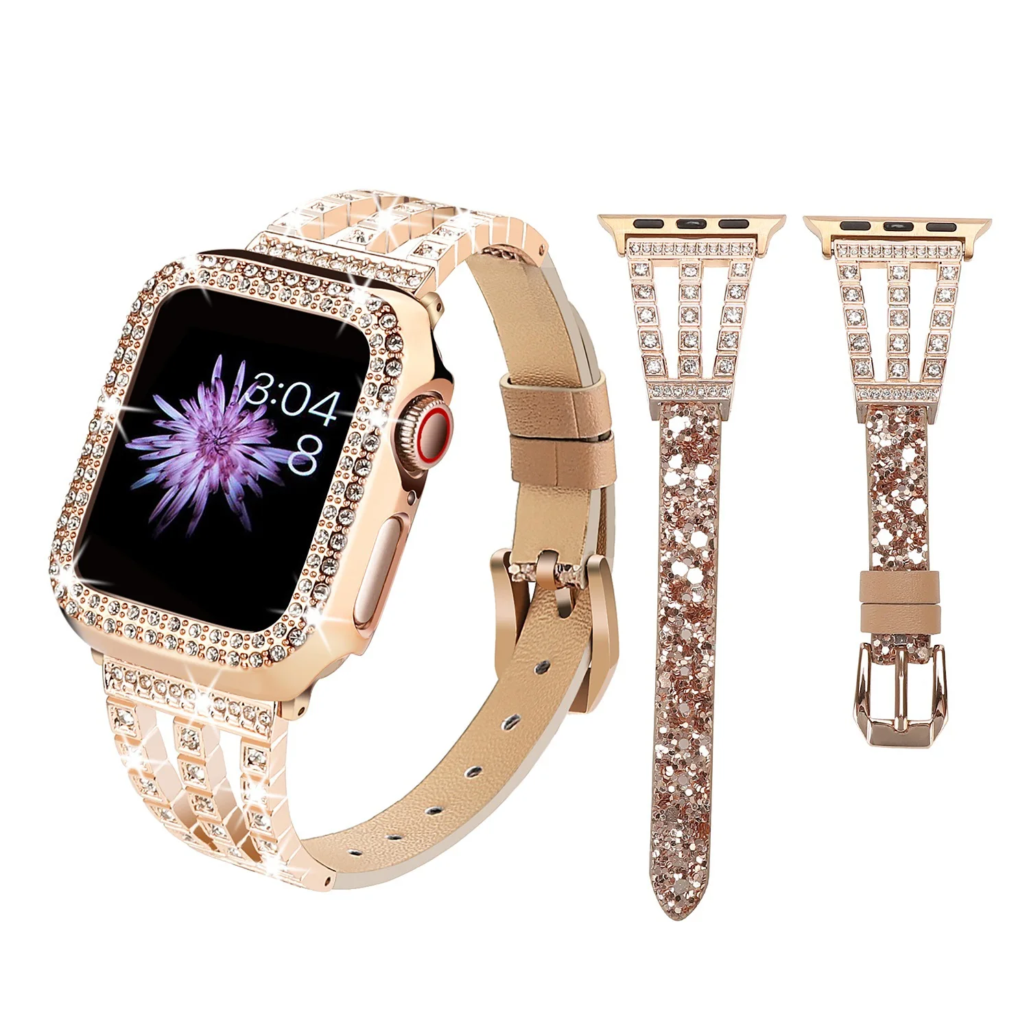 

Ремешок и чехол для Apple watch band 44 мм 40 мм 42 мм 38 мм, кожаный браслет для iwatch series 6 se 5 4 3 2 1, аксессуары