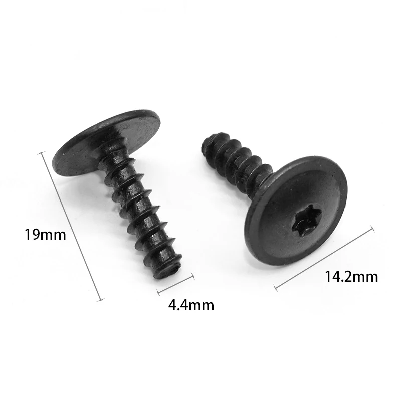 10pcs N90775001 Car Engine Cover Wheel Arch Inner Liner Mud Flaps Fender Mud Splash Guard Torx Screws Self Tapping for VW AUDI