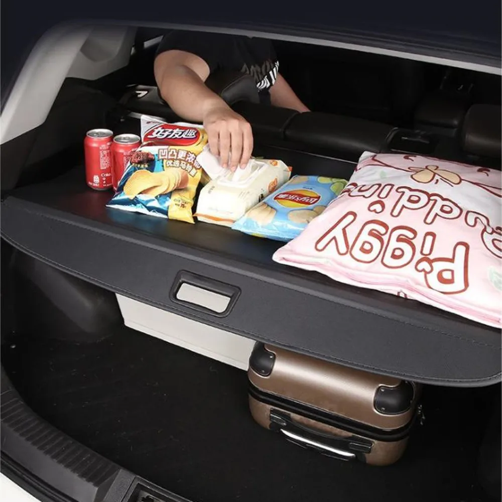 Car Interior Rear Trunk Security Shield Retractable Waterproof Cargo Cover for Toyota Yaris car accessories