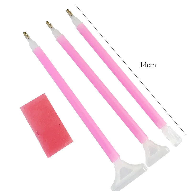 Nail Rhinestones Picker Cube Clay Mud Point Pen Nail Dotting Tools Pen Plate 1 Set For Polish Decoration Manicure