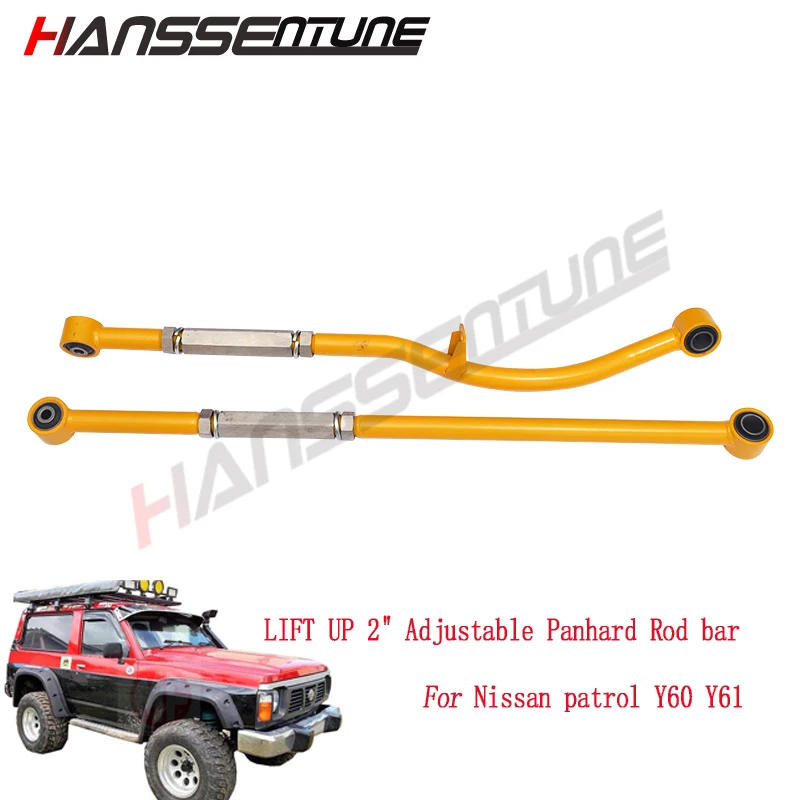 

4x4 Suspension Rear and Front Adjustable Panhard Rod Bar Fit For Lift Up 2"-4" Patrol Y60 Y61