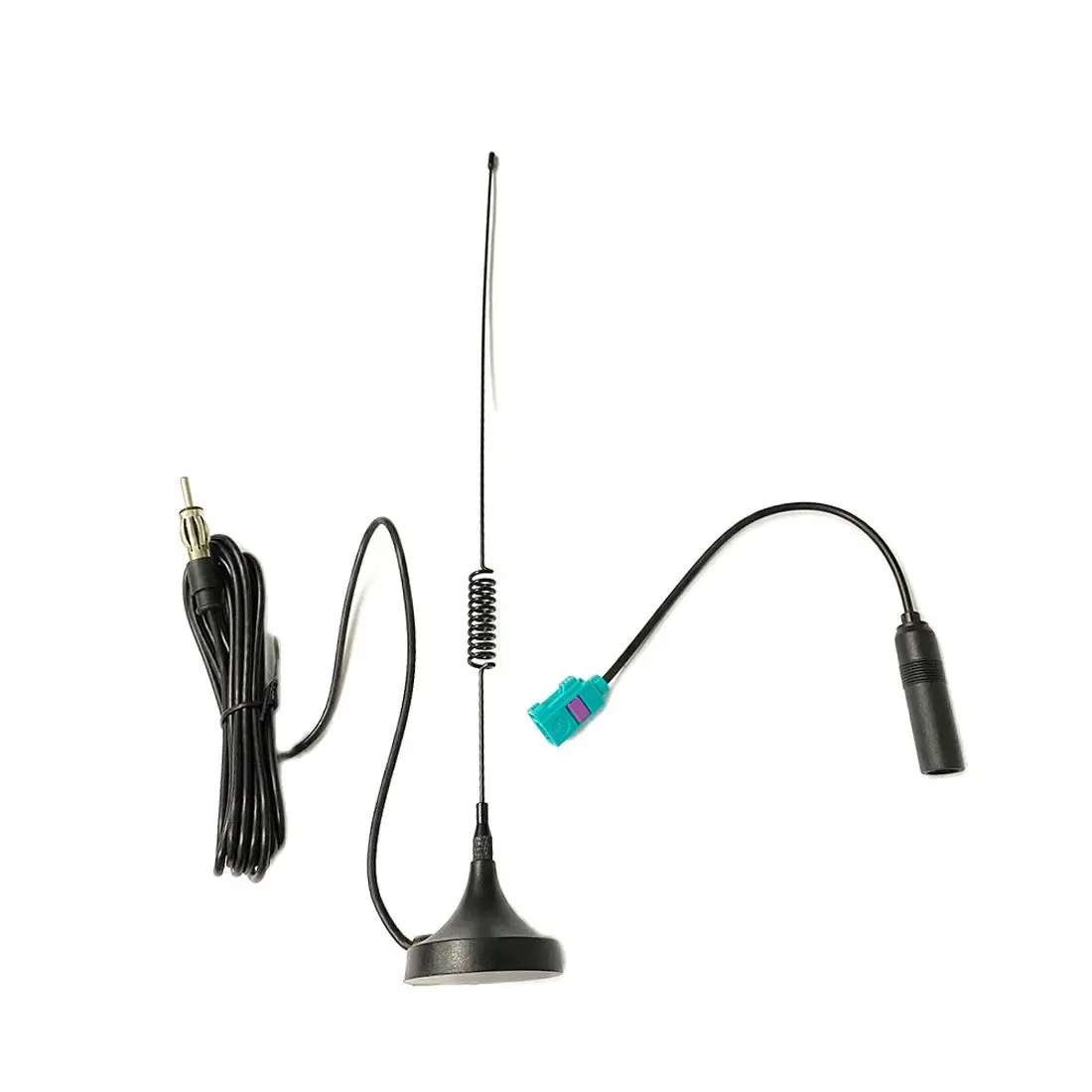 

Auto Car Radio Antenna with Mangetic Base FM Aerial+Antenna Extension Cable Fakra Connector