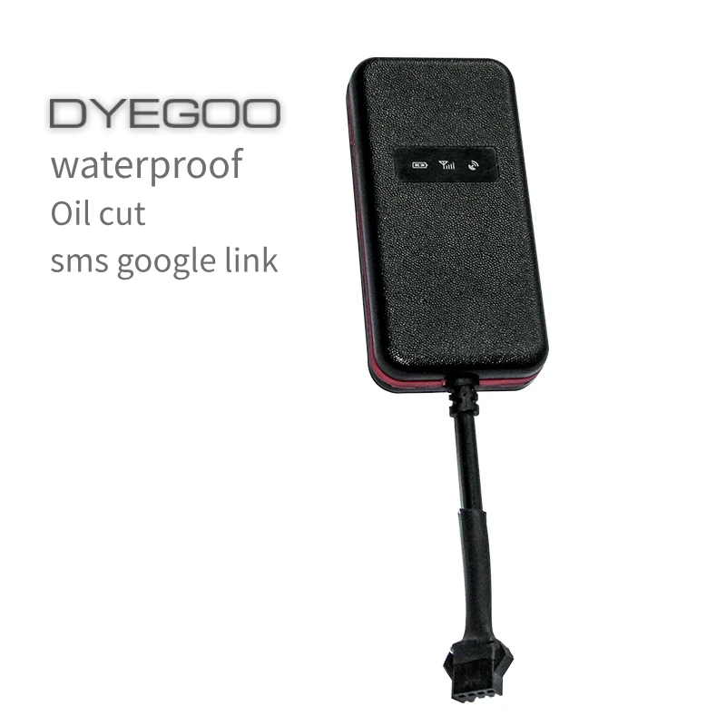 

DYEGOO waterpoof gps tracker GT003 engine cut down car motorcycle scooter GPS tracking device google map free shipping2447