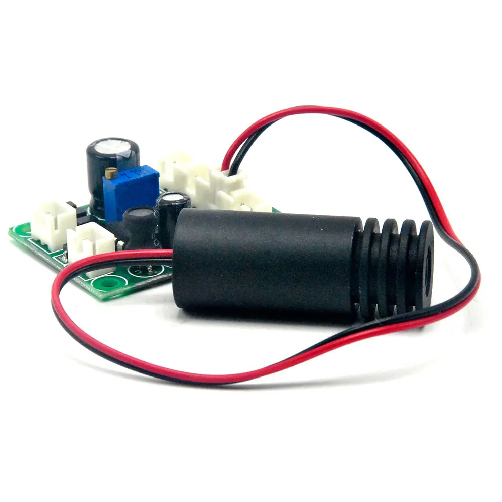 Focussable 650nm 200Mw 12V Dot Rode Laserdiode Module 18*45Mm