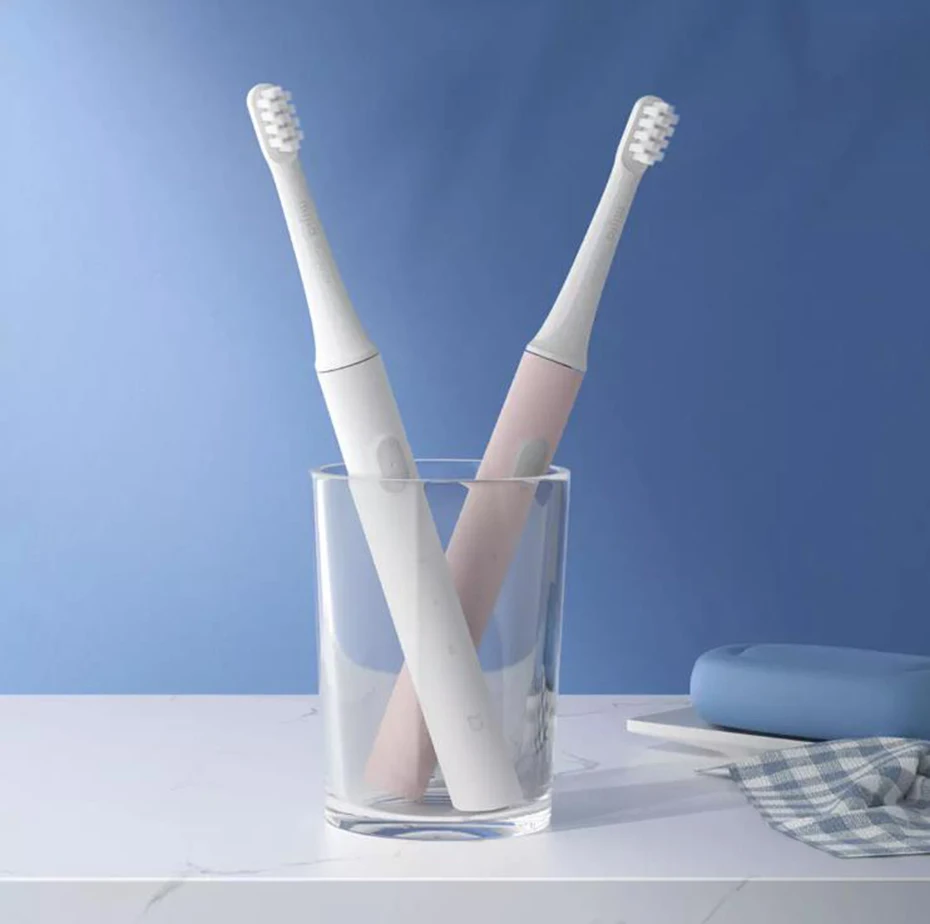 Xiaomi Mijia – brosse à dents électrique sonique T100, sans fil, Rechargeable par USB, étanche, ultrasonique, automatique, pour adulte
