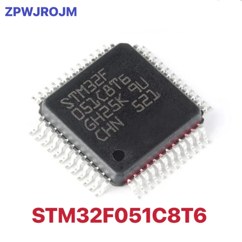 

10 шт./лот STM32F051C8T6 STM32F051 STM32F 051C8T6 QFP-48