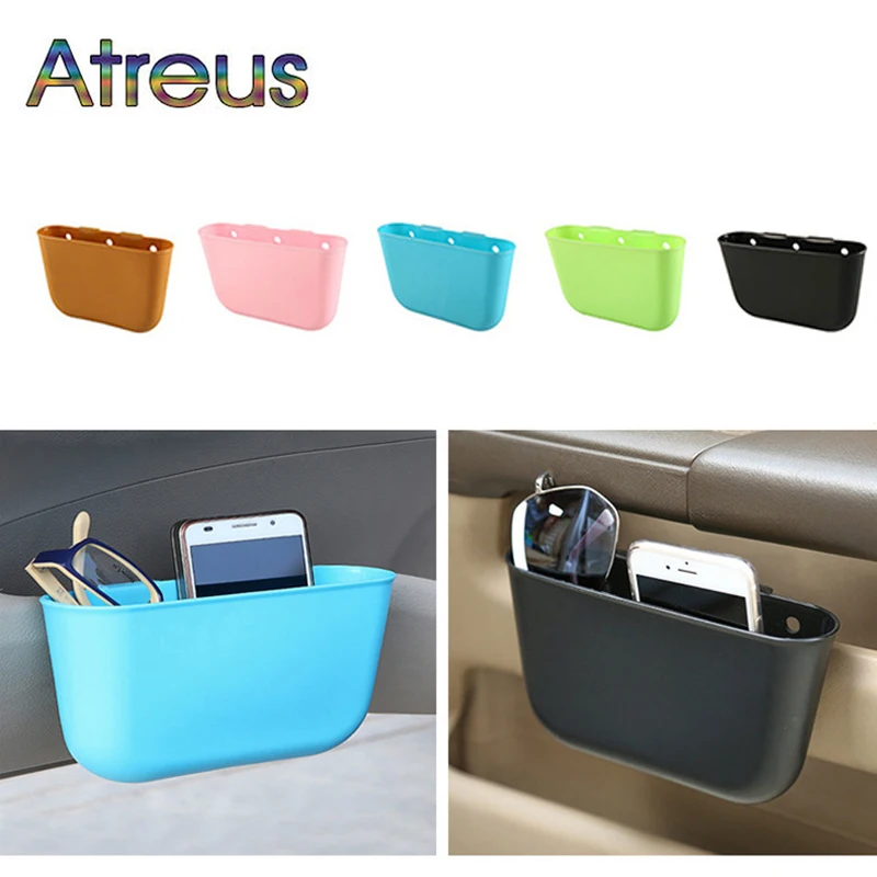 Car Hanging Phone Holder Storage Bag For Mercedes Benz W204 W203 Accessories Citroen C5 C3 C4 Volkswagen Polo VW Golf 5 7 T5