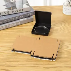 30 Pieces Jewelry Gift Box White Black Kraft Paper  Package Holder Storage For Earring Necklace Accessories Wedding Wholesale