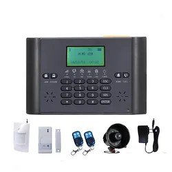 Sistema de alarma GSM inteligente para el hogar, SMS inalámbrico con pantalla LCD (BL-6000)