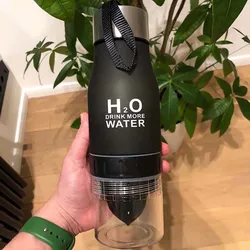 650ml My Infuser Plastic Sport Water Bottle Drinkware Lemon Portable Leak-proof Gourd Climbing Bicycle BPA Free Drinking Bottles