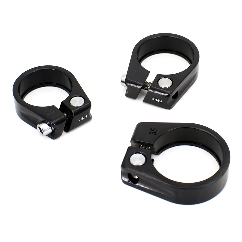 28.6/31.8/34.9mm Aluminum Tube Clamp MTB Bike Seatpost Clamp Bicycle Saddle Seat Clamp Seatpost Tube Cycling Parts Head Tube