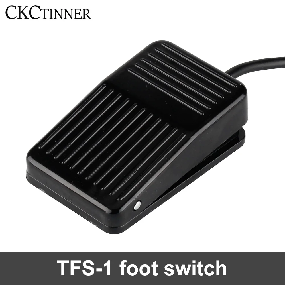 1pcs Plastic Electric Foot Pedal Switch SPDT on off 1NO 1NC Nonslip Metal Momentary Foot Power switch AC250V 10A