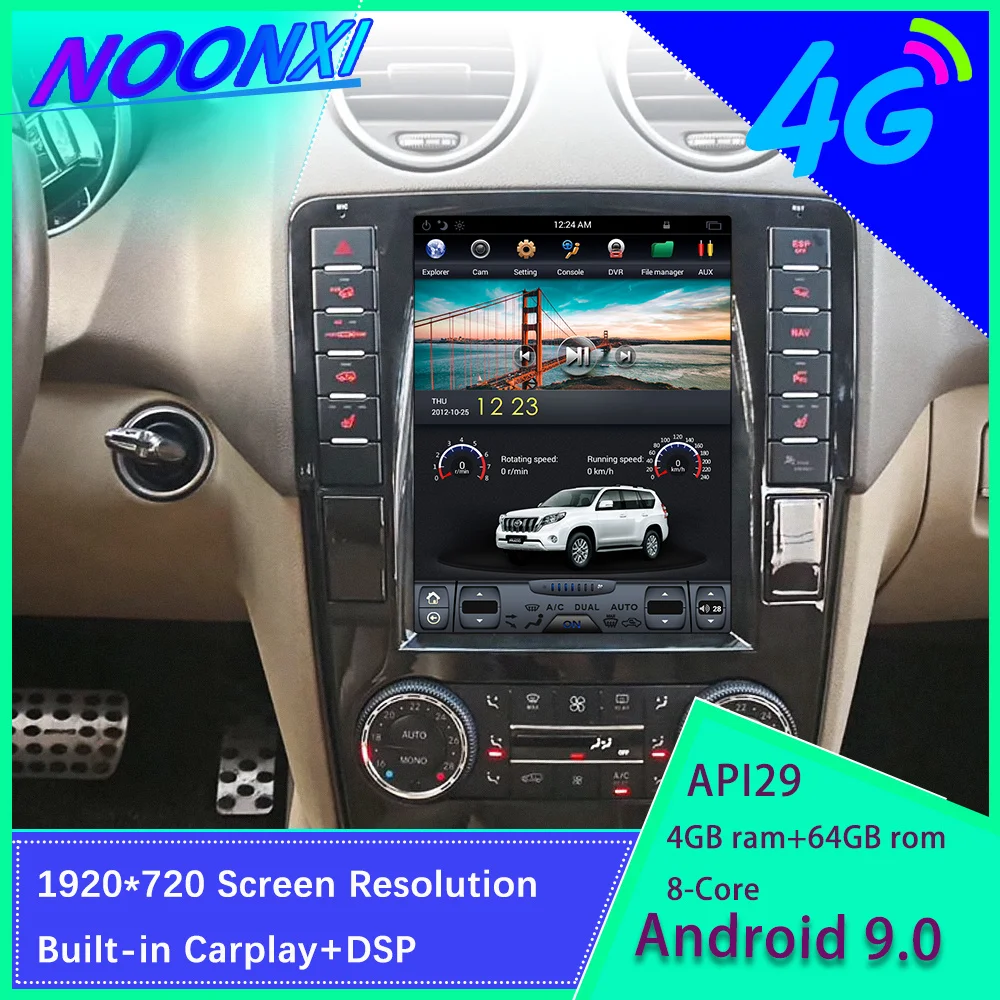 

For Mercedes Benz ML W164 W300 ML350/450 GL X164 G320/350/450/500 2008-2012 Android Car Radio Multimedia Player GPS Navigation