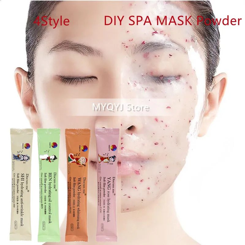 DIY SPA Collagen Rose Moisturizing Soft Mask Powder Face Mask Anti Aging&Wrinkle Peel Off Rubber Facial Mask,WITH BOX