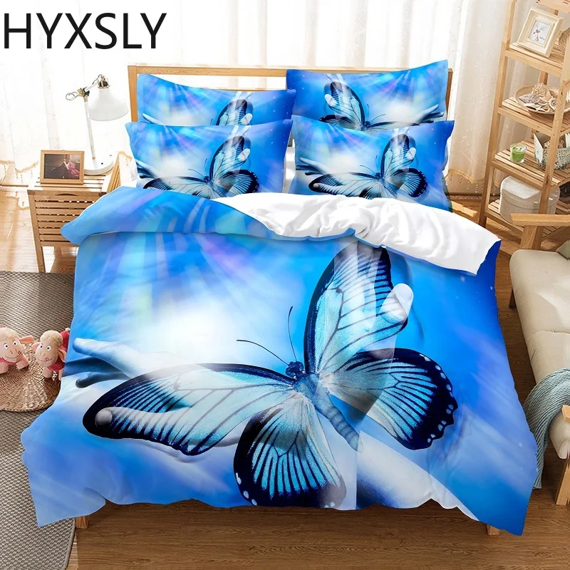 

Butterfly 3d Print Bedding Set Modern Design Duvet Cover Sets Comforter Bed Linen Queen King Size 200*200cm Dropshipping Gift