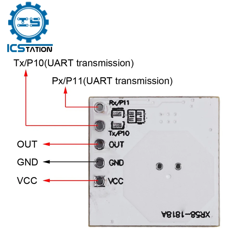 Human Body Movement Induction Switch Doppler Sensor DC 4.5V-12V Microwave Radar Sensor 15M Distance Detect Output TTL/PWM Signal