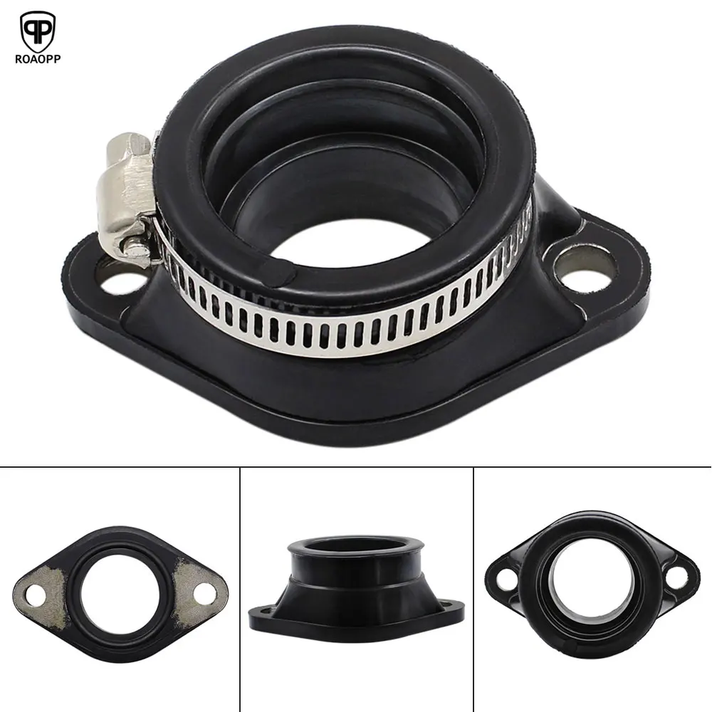 

Резиновый патрубок-адаптер для впускного коллектора карбюратора мотоцикла ROAOPP, совместимый с карбюраторами PWK 28-30 мм для UTV, ATV, питбайков и мотоциклов.