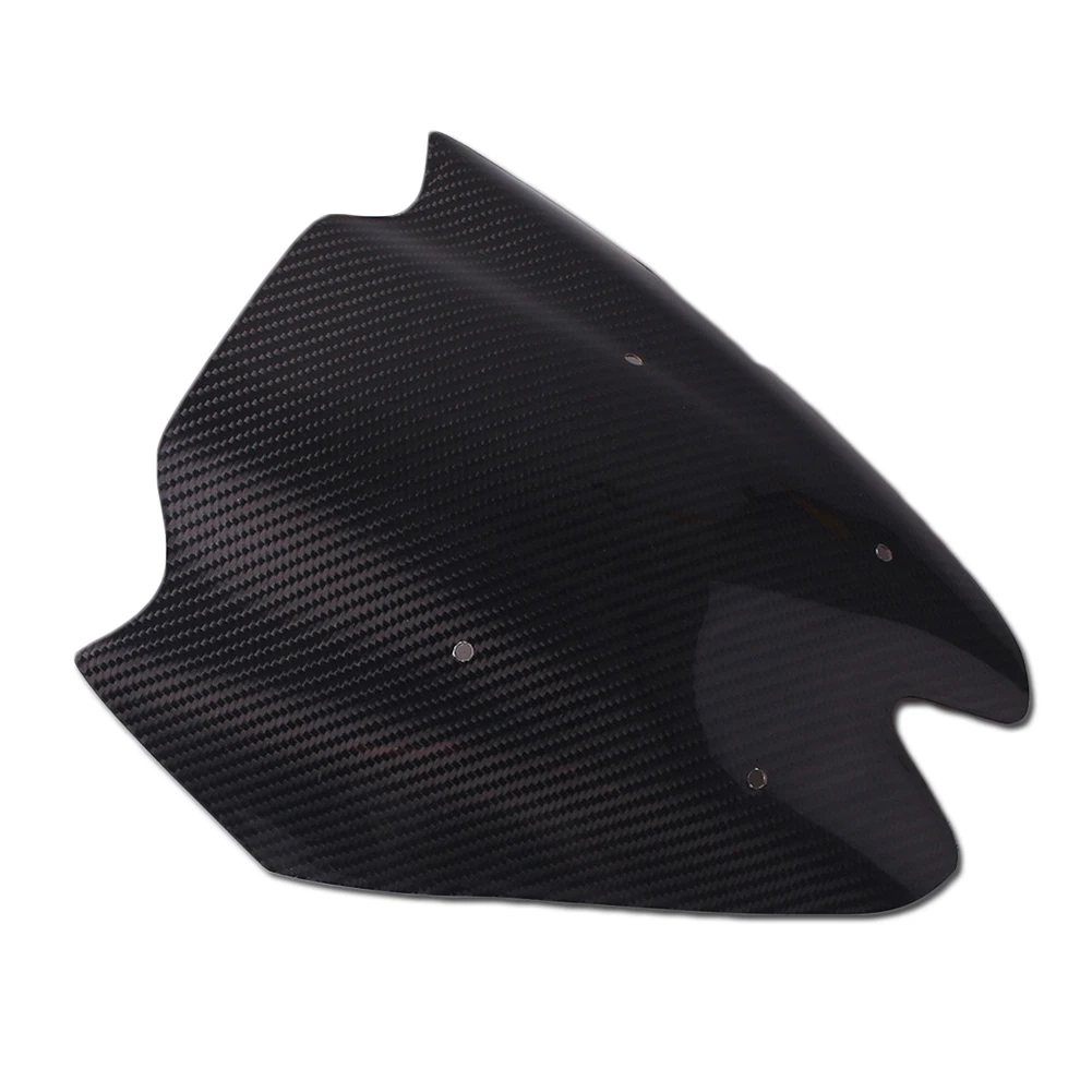 Z1000 Motorbike Windshield Double Bubble Windscreen Carbon Fiber Replacement For Kawasaki Z 1000 2011 2012 2013 2014