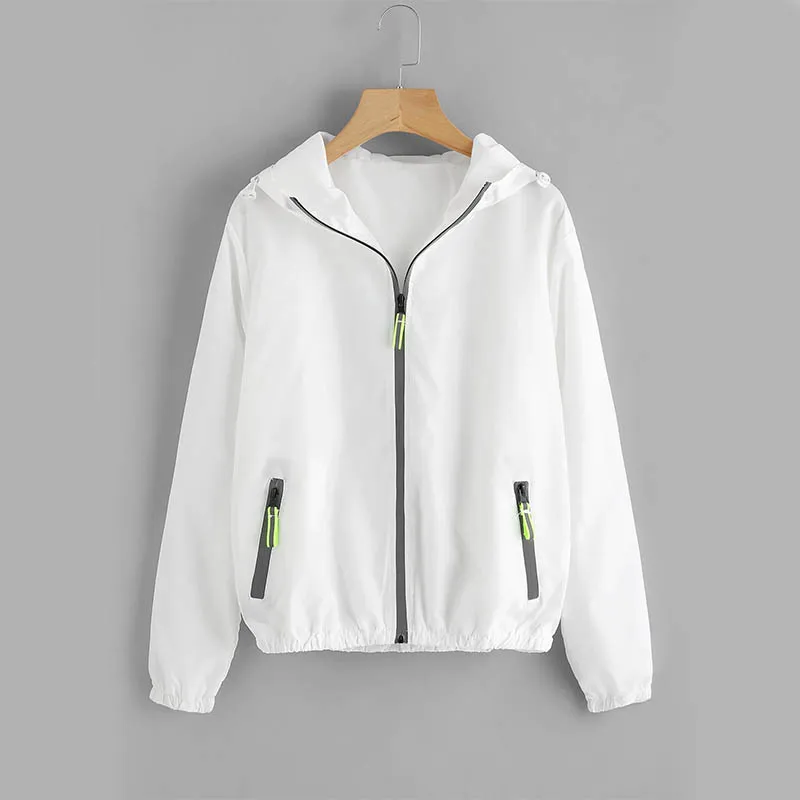 Women Sport Coat Winter Waterproof Jacket Women Casual Fashion Hooded Zipper Rain Jacket Women Softshell Waterproof Jacket