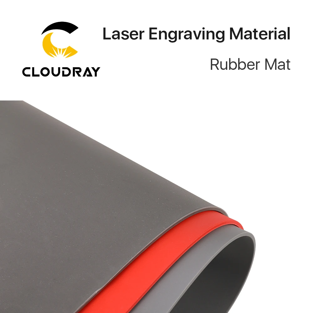 Cloudray Rubber Mat Laser Engraving Material Seal Engraving DIY Art Design Material for Laser Engraving & Marking Machine