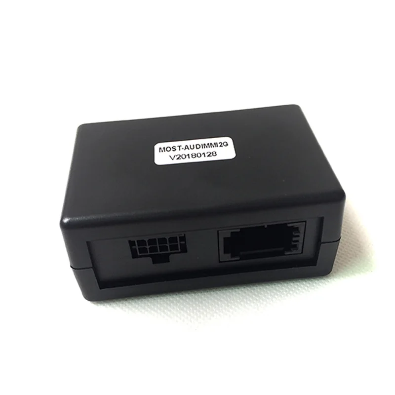 For Audi A6 A7 A8 Q7 Audio Optical Fiber Decoder 2005-2009 2G System AUX Audio Conversion Box Fiber Optic Box MOST