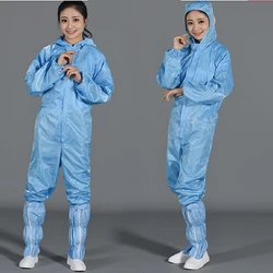 Woman men dust proof anti-static working suits uniforms Coveralls workshop painting clean room garments dust-free clothes set