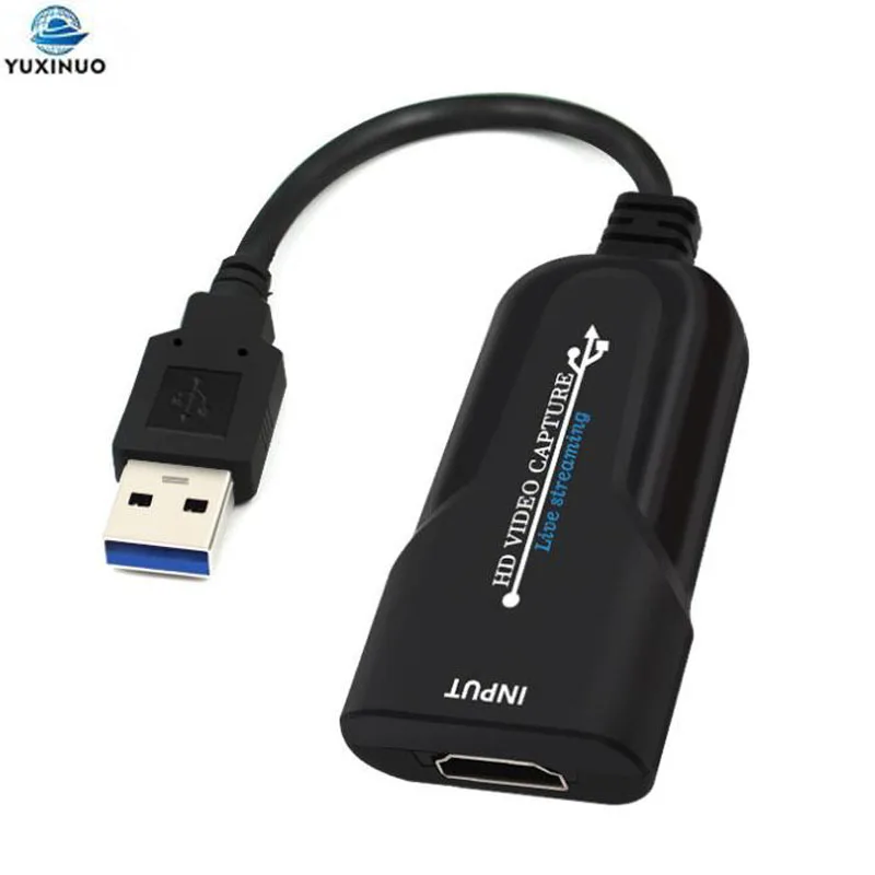 Kartu penangkap Video K004 USB 3.0, perangkat perekam layar Video HDMI kompatibel dengan USB untuk kamera DVD PS4, Streaming langsung