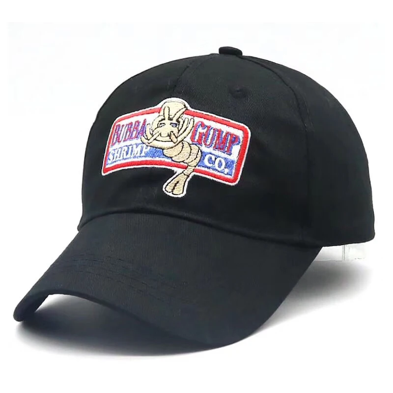 Fashion Design hat 1994 BUBBA GUMP SHRIMP Baseball cap men women Sport hats Summer Cap Embroidered casual Hat Forrest Gump caps