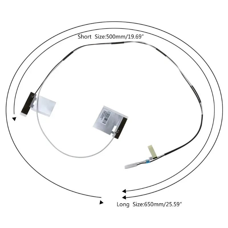 1Pair NGFF M.2 Wireless IPEX MHF4 Antenna WiFi Cable for In-tel AX200 9260 9560