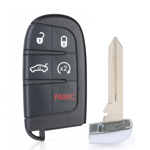 Чип KEYECU 4/5 кнопок 433 МГц 4A PCF7953M для Chrysler 200 300 Dodge Charger Challenger 2019 + умный дистанционный брелок M3M-40821302